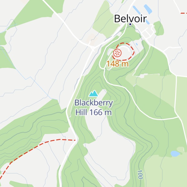 Map of Blackberry Hill