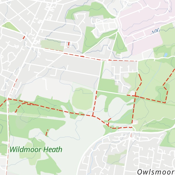 Map of Pine Hill