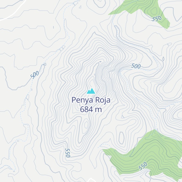 Map of Penya Roja
