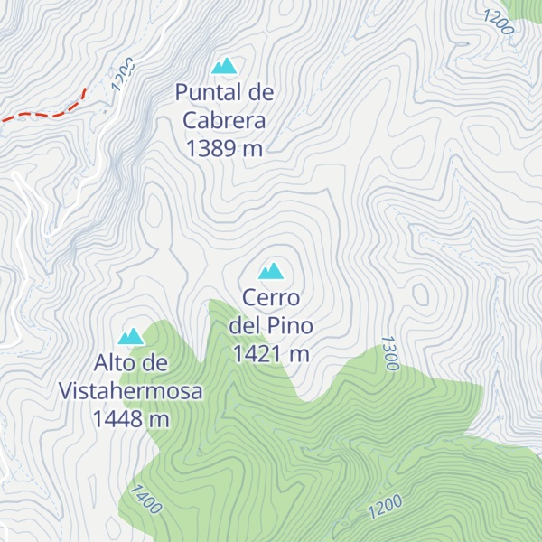 Map of Cerro del Pino