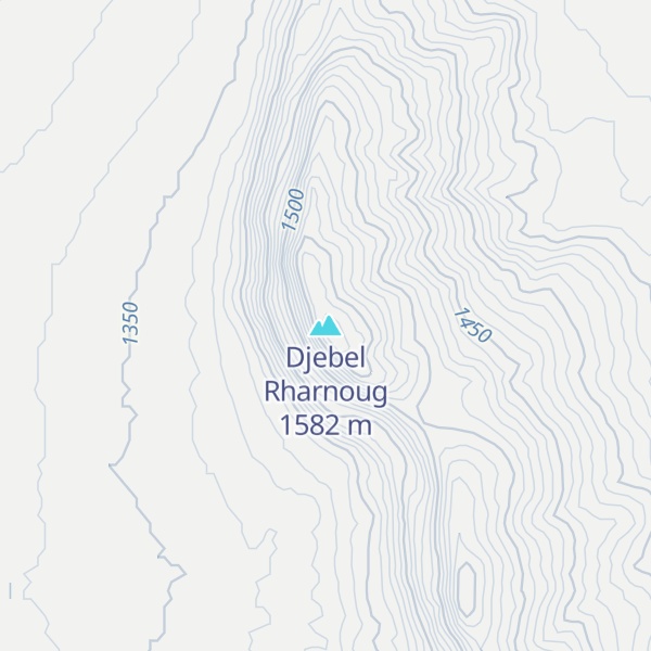 Map of Djebel Rharnoug