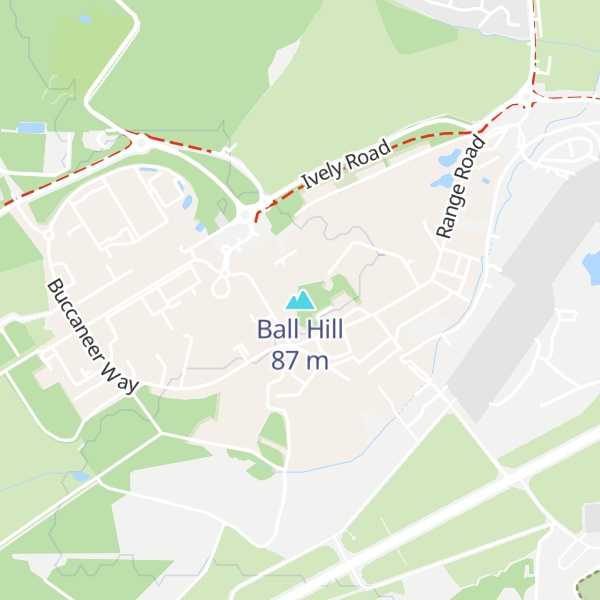 Map of Ball Hill