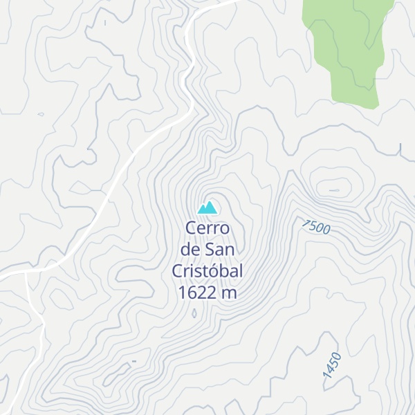 Map of Cerro de San Cristóbal