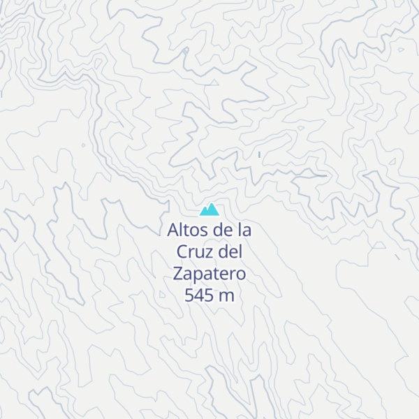 Map of Altos de la Cruz del Zapatero