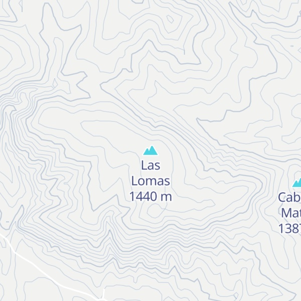Map of Las Lomas
