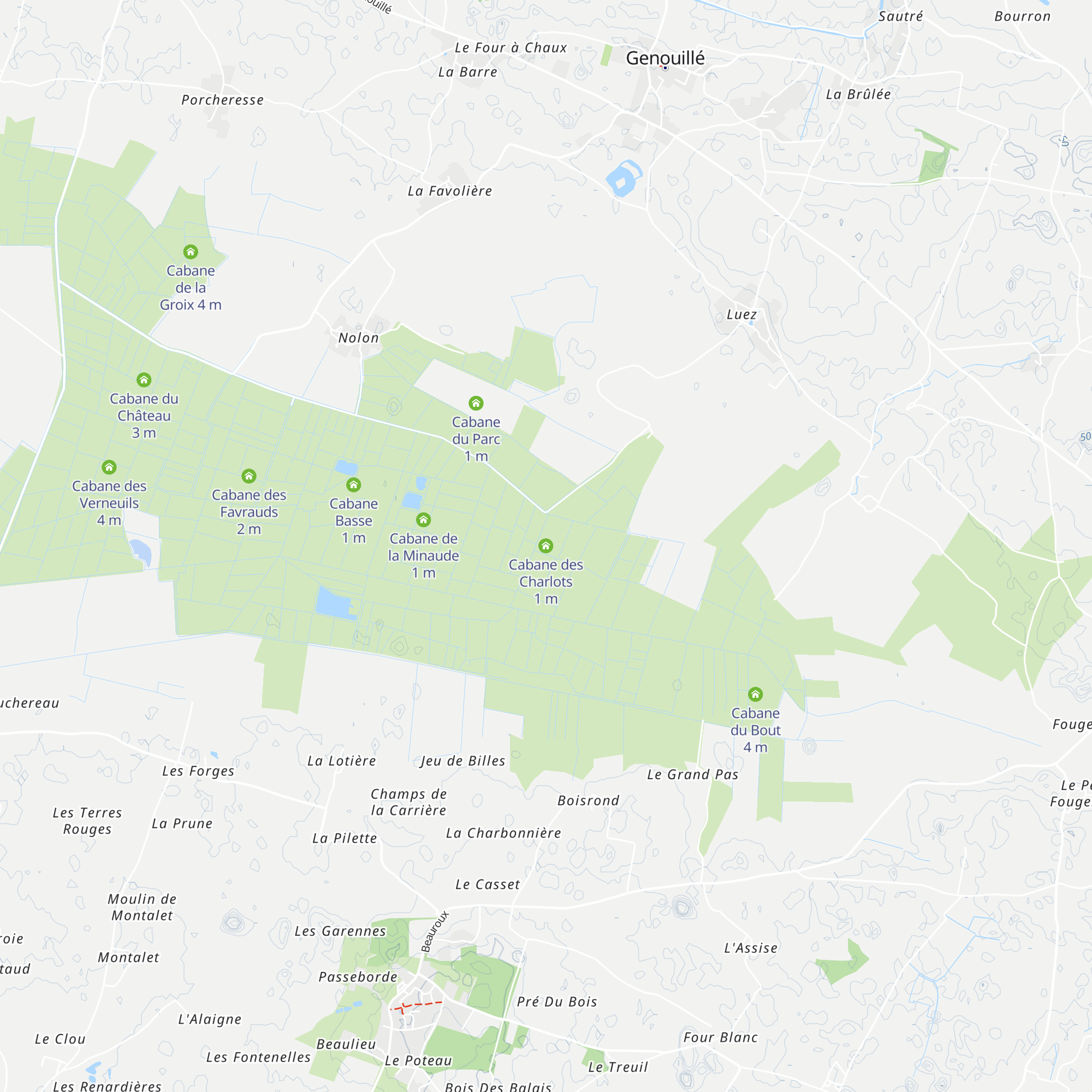 Cabane des Charlots map