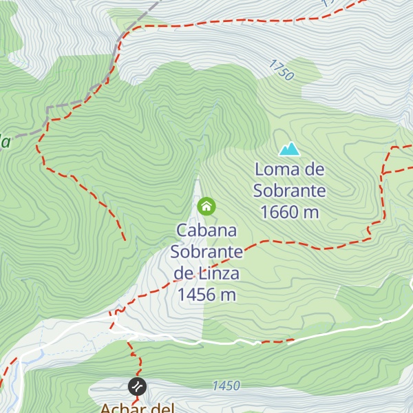 Map of Cabana Sobrante de Linza