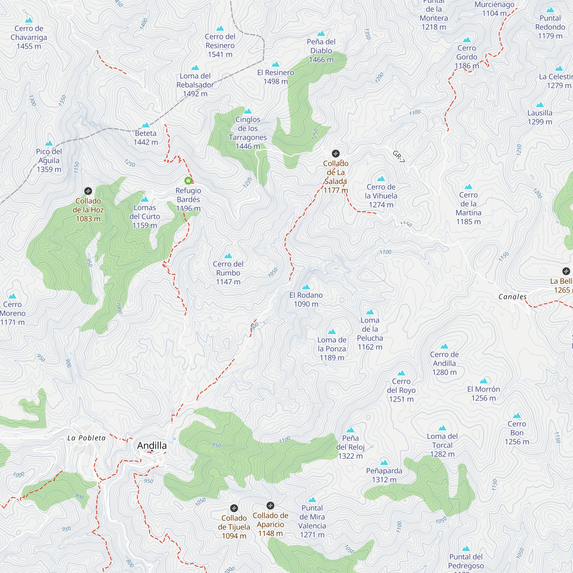 Molino del Señor map
