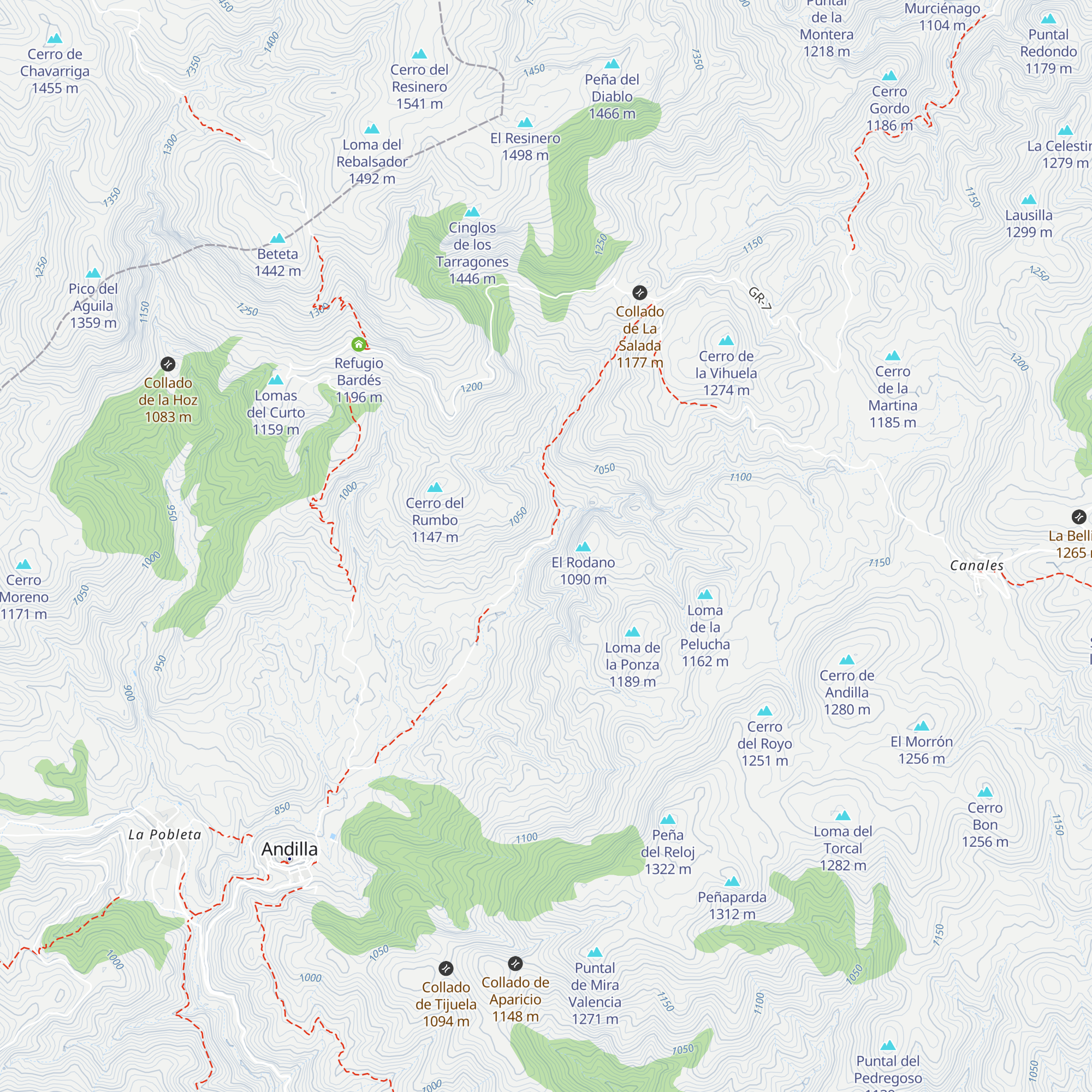 Molino del Señor map