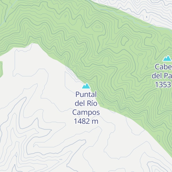 Map of Puntal del Río Campos