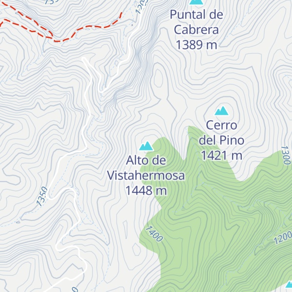 Map of Alto de Vistahermosa