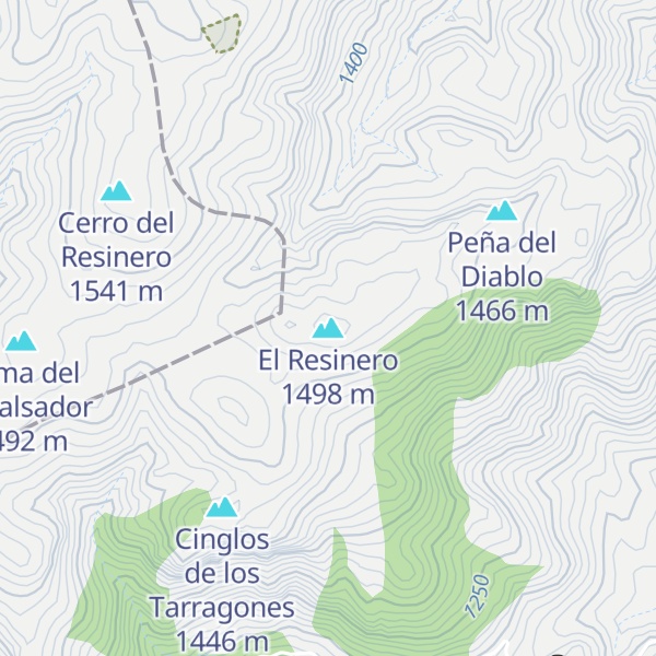 Map of El Resinero
