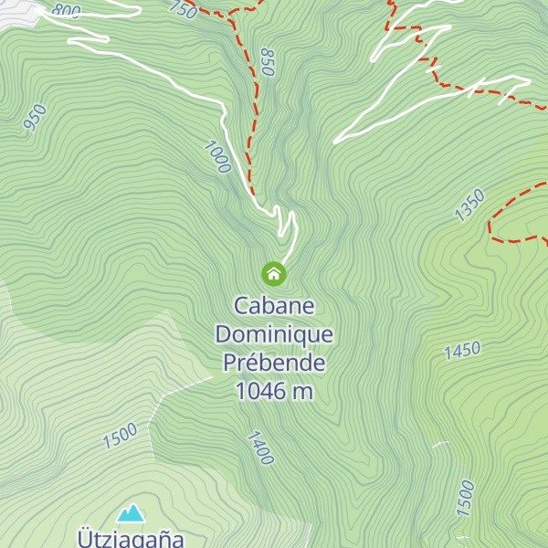 Map of Cabane Dominique Prébende