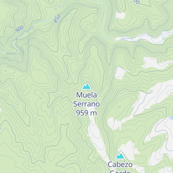Map of Muela Serrano