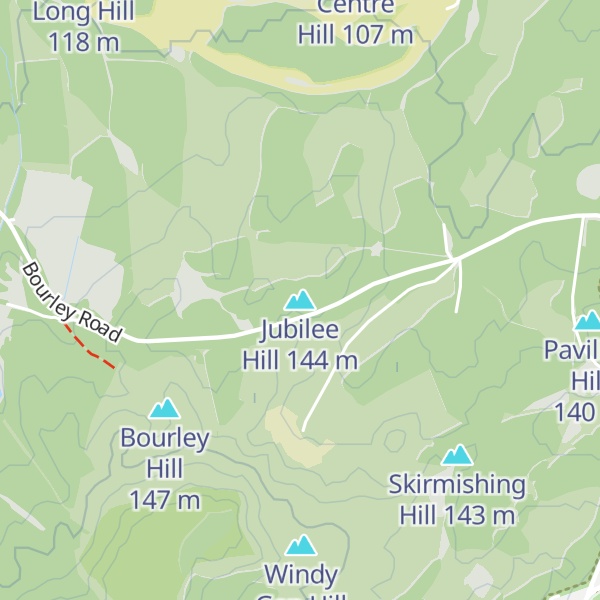 Map of Jubilee Hill