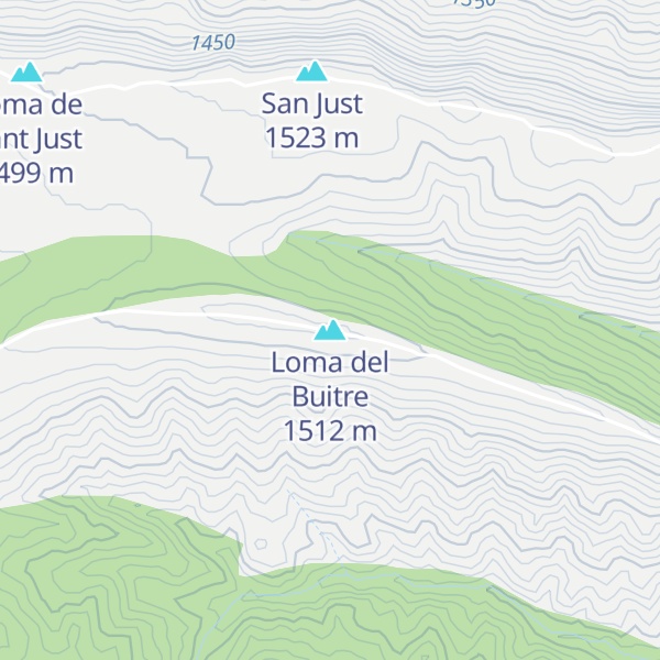 Map of Loma del Buitre