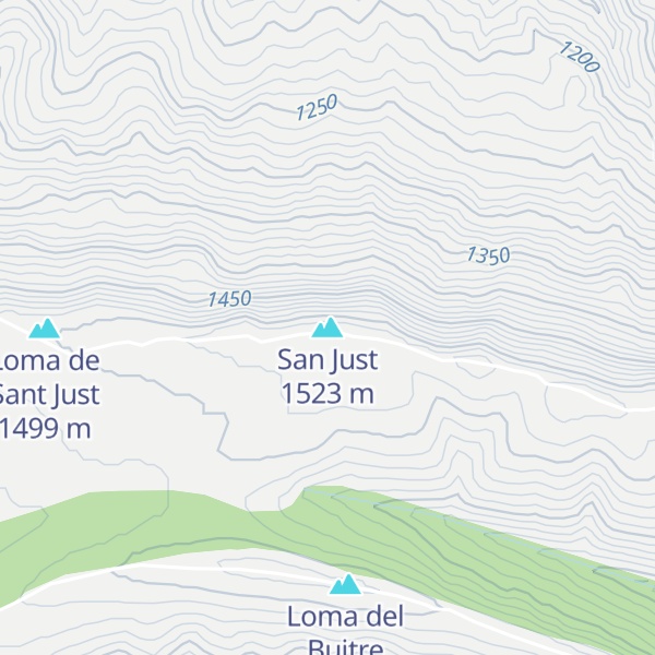Map of San Just