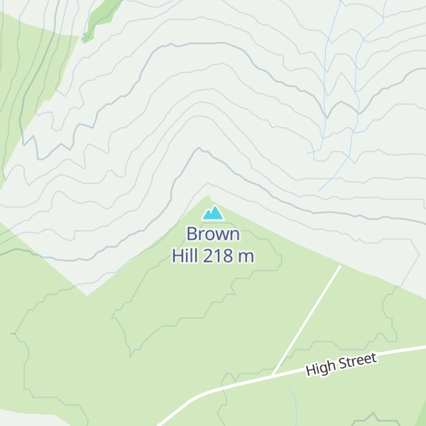Map of Brown Hill