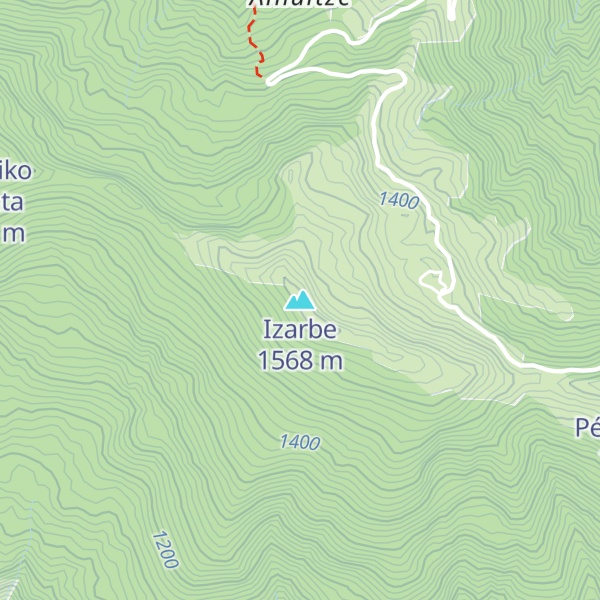 Map of Izarbe