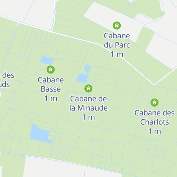 Map of Cabane de la Minaude
