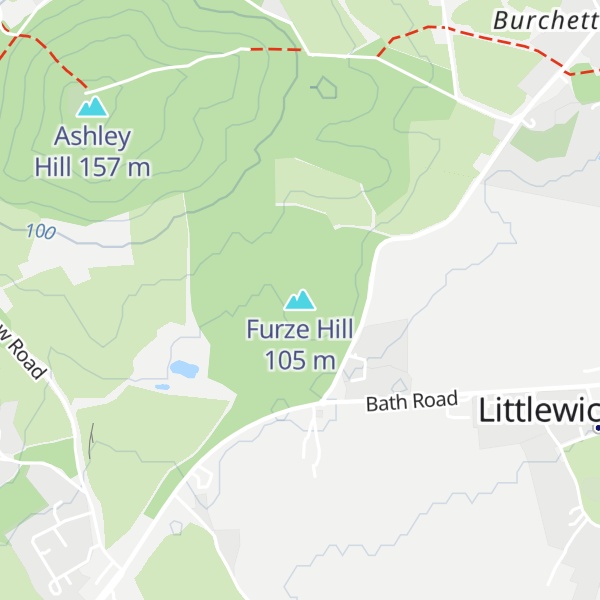 Map of Furze Hill