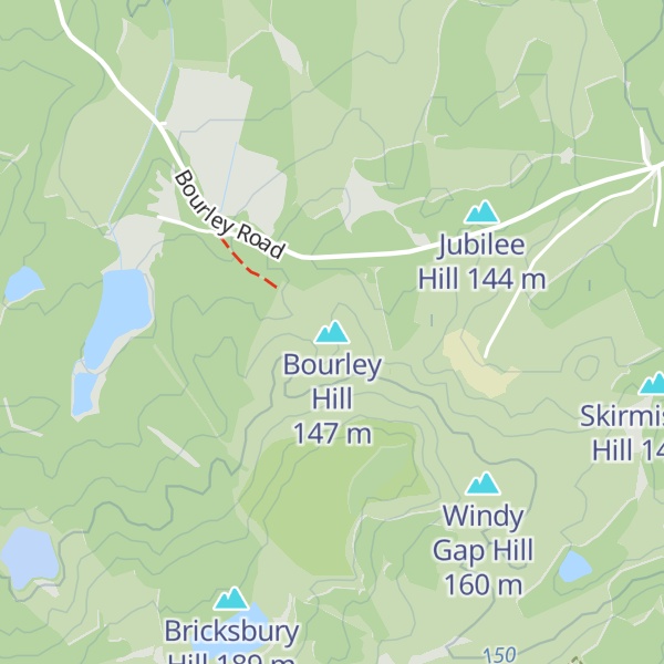 Map of Bourley Hill