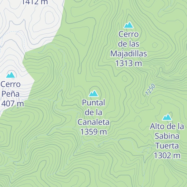 Map of Puntal de la Canaleta