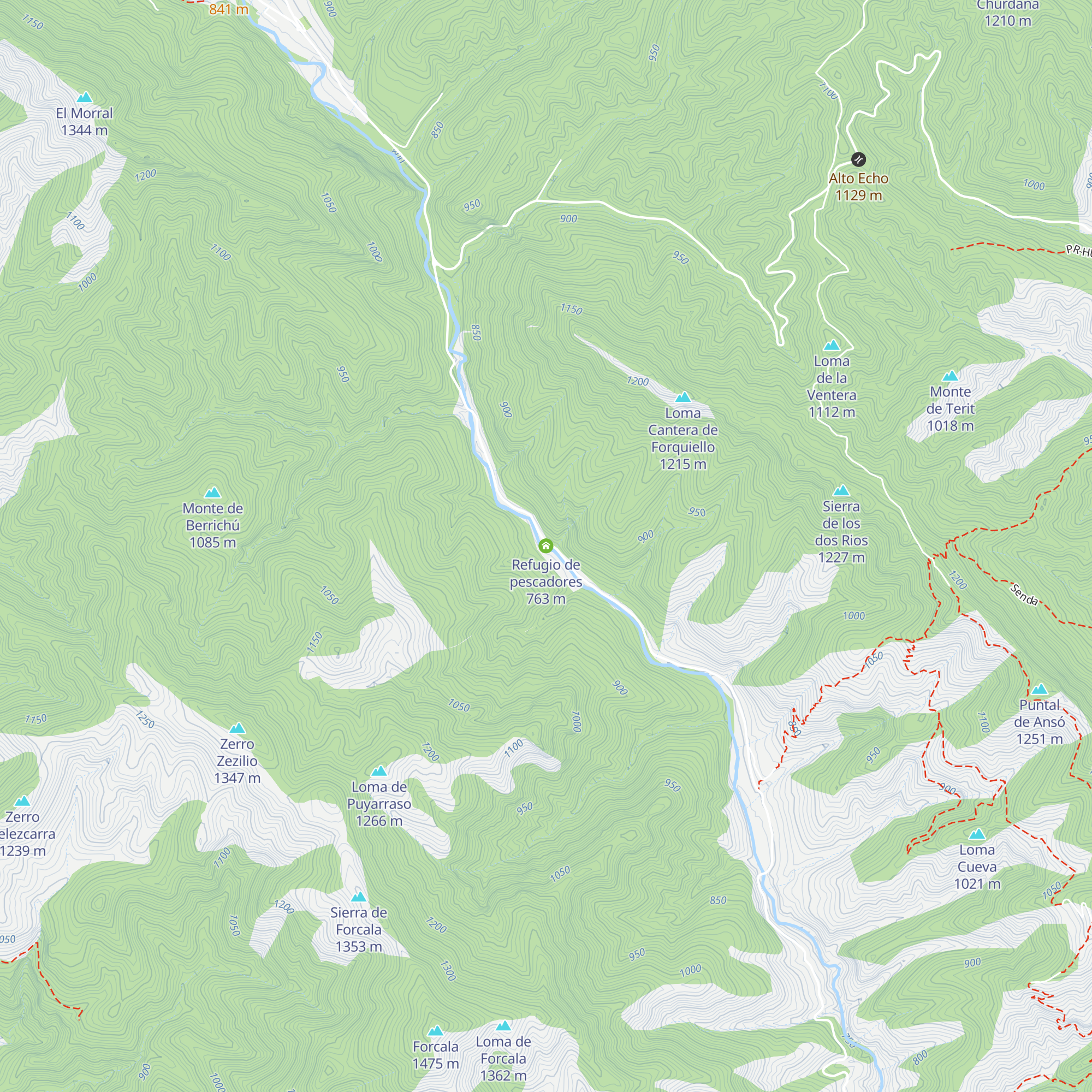 Refugio de pescadores map