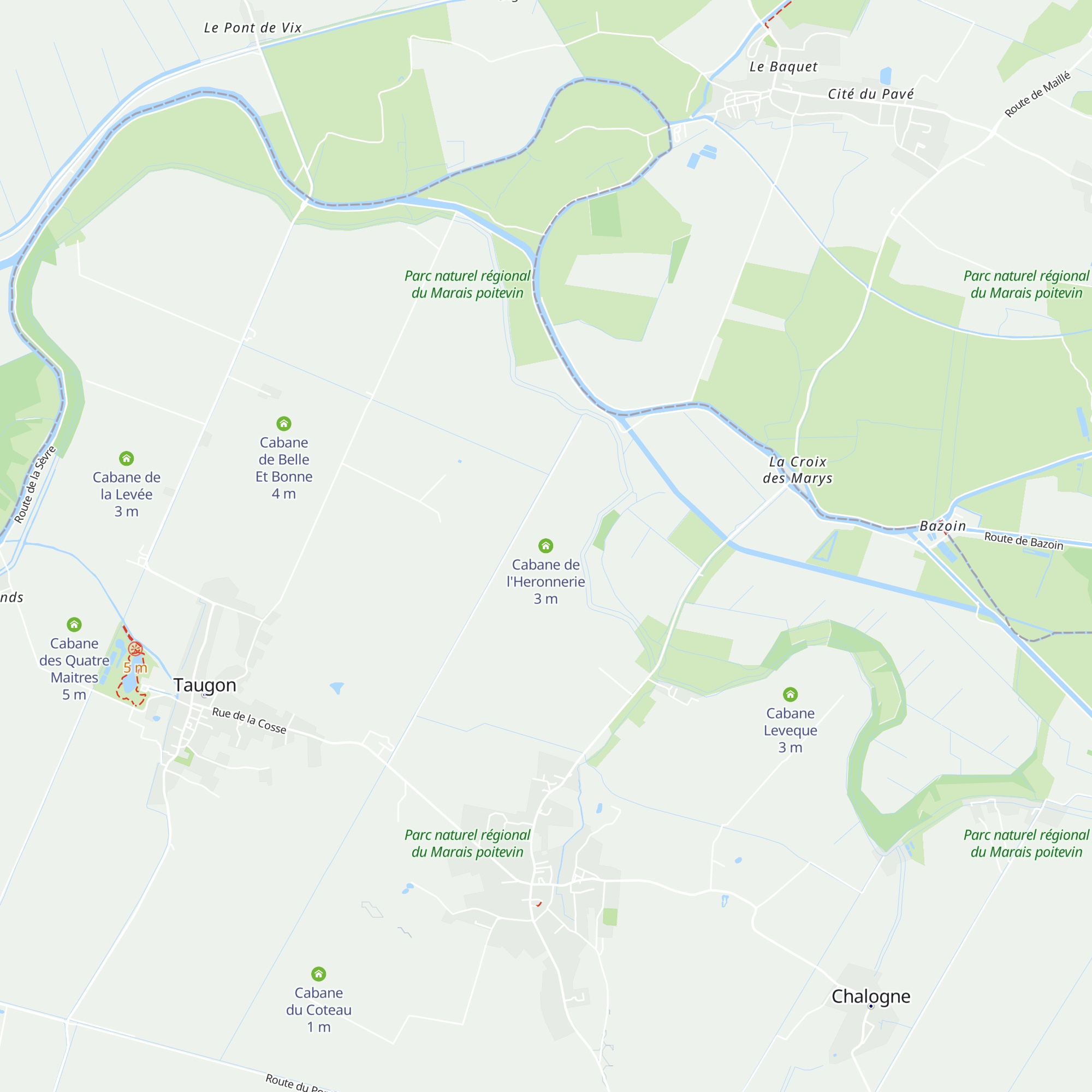 Cabane de l'Heronnerie map