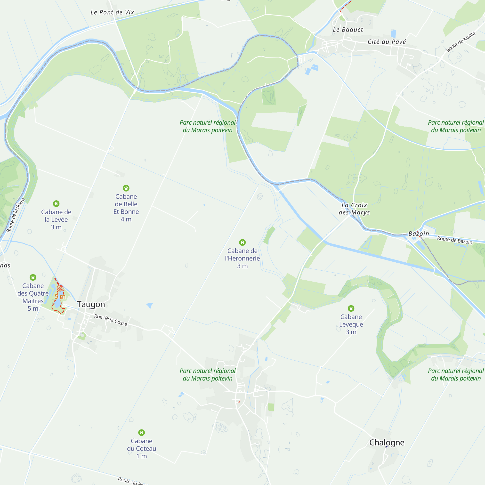 Cabane de l'Heronnerie map