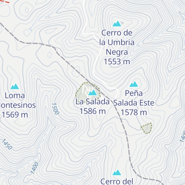 Map of La Salada