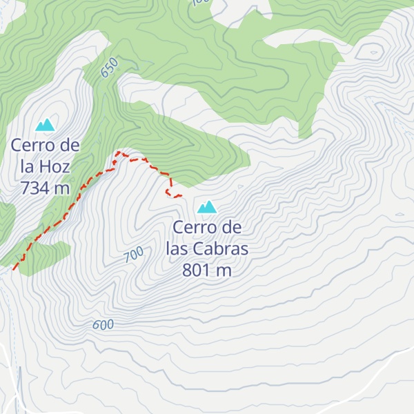 Map of Cerro de las Cabras