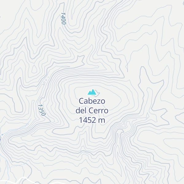 Map of Cabezo del Cerro