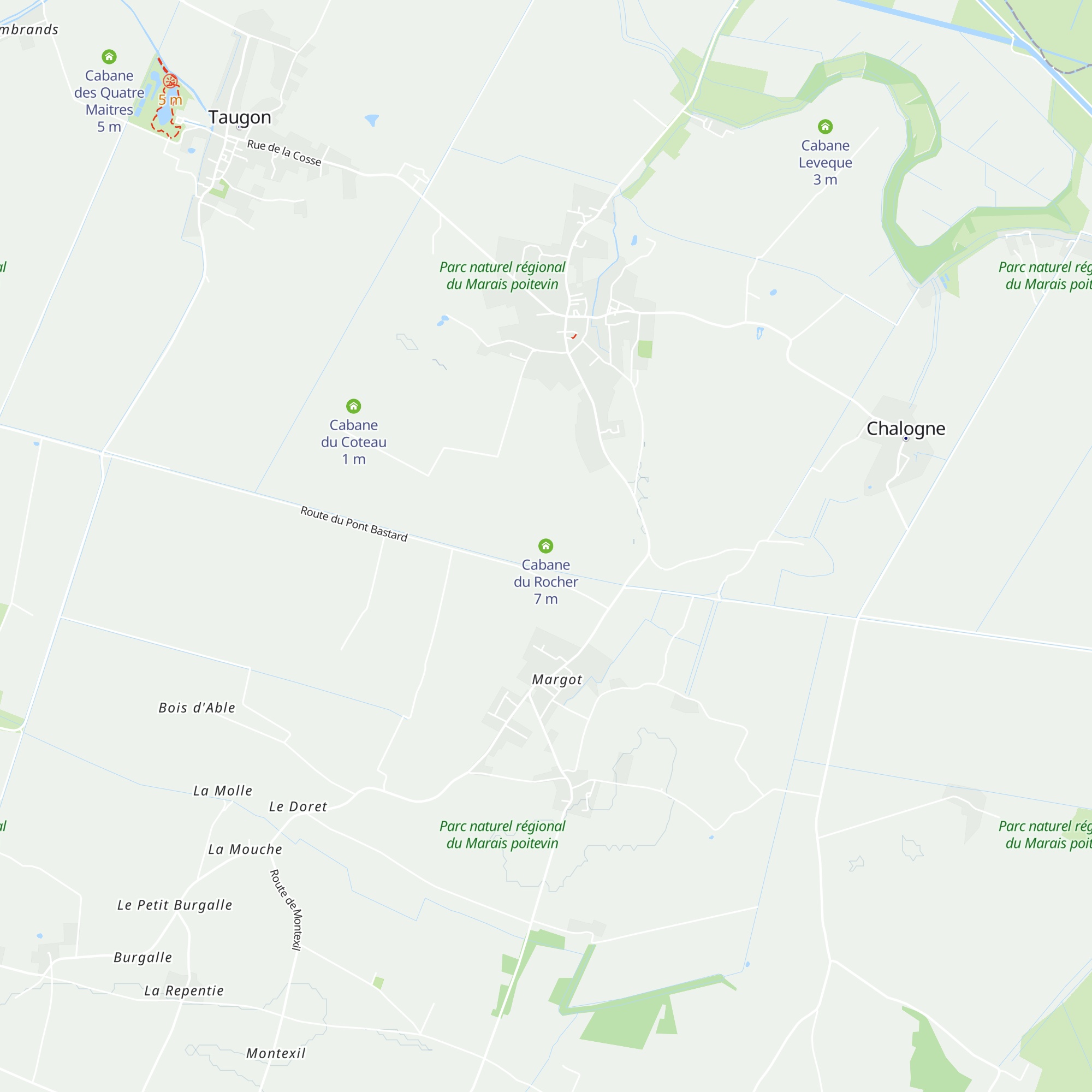 Cabane du Rocher map
