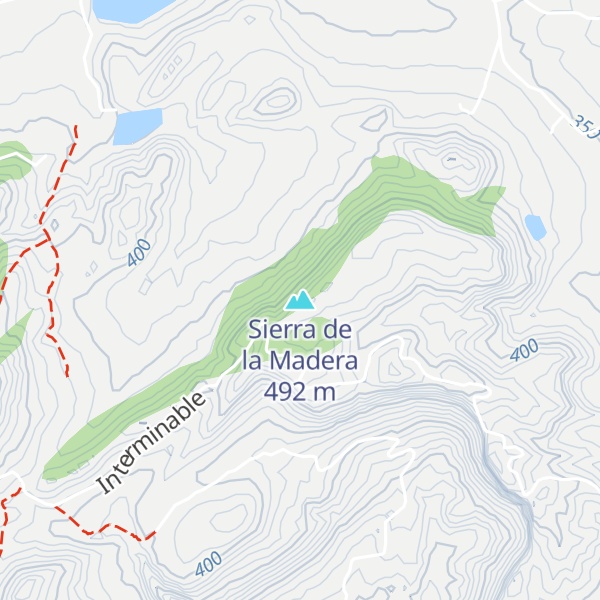 Map of Sierra de la Madera