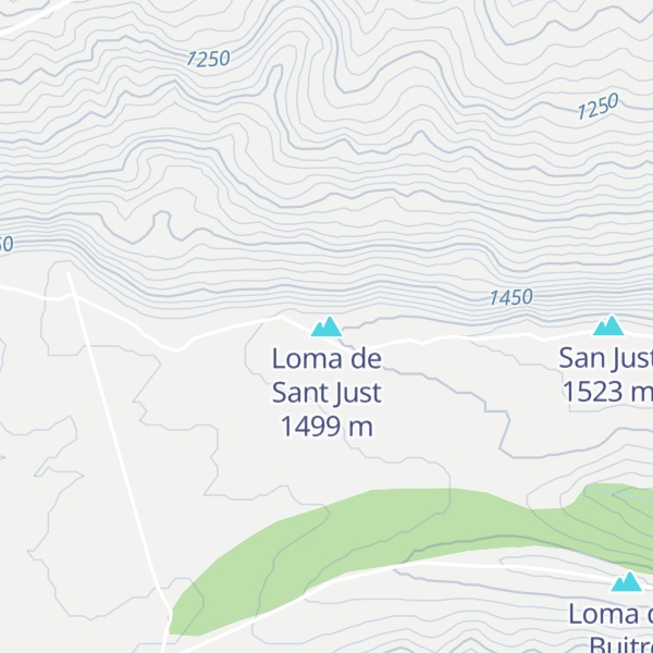 Map of Loma de Sant Just