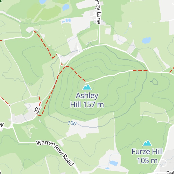 Map of Ashley Hill