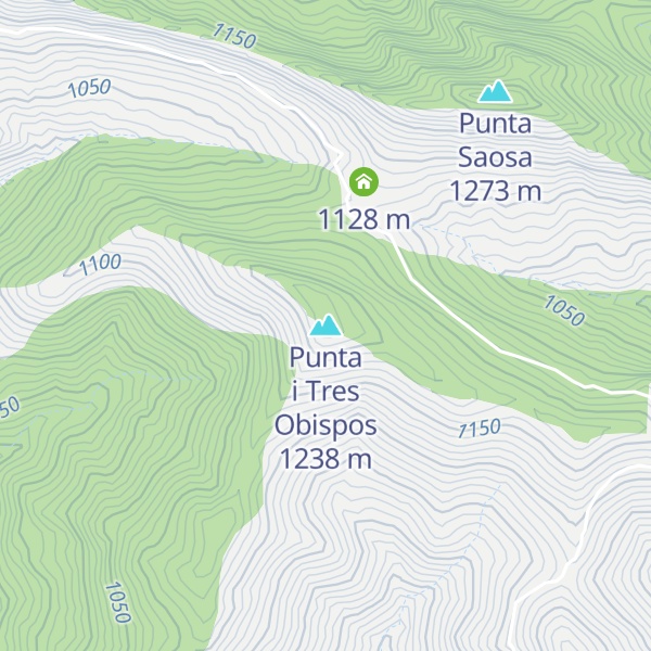 Map of Punta i Tres Obispos