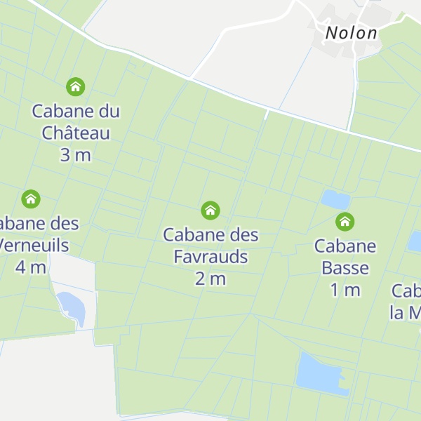 Map of Cabane des Favrauds