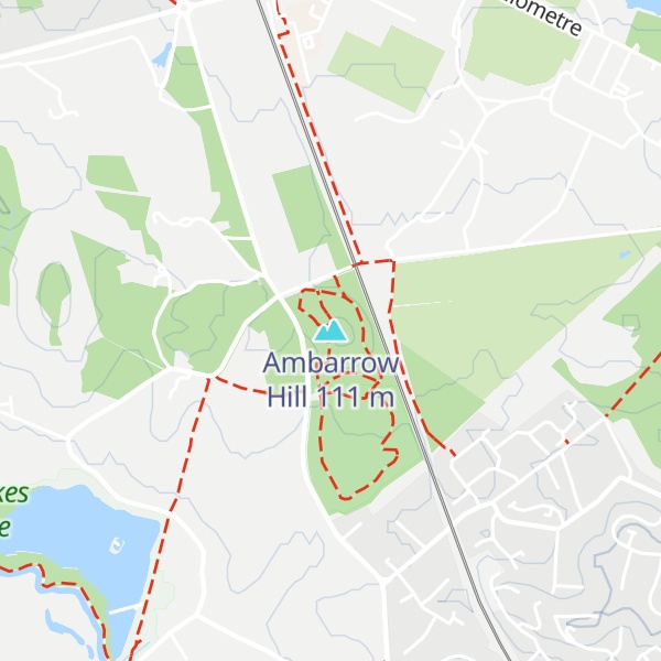 Map of Ambarrow Hill