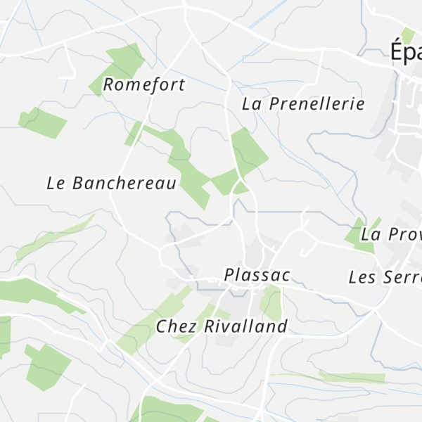 Map of Chataignier