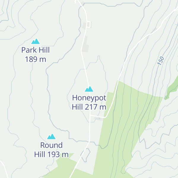 Map of Honeypot Hill