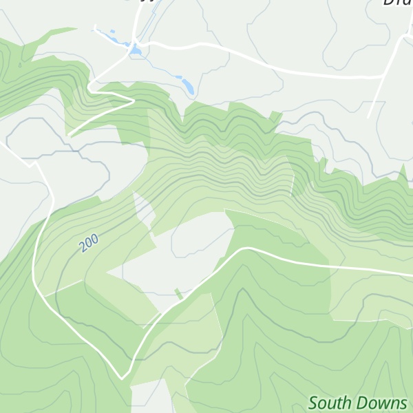 Map of Treyford Hill