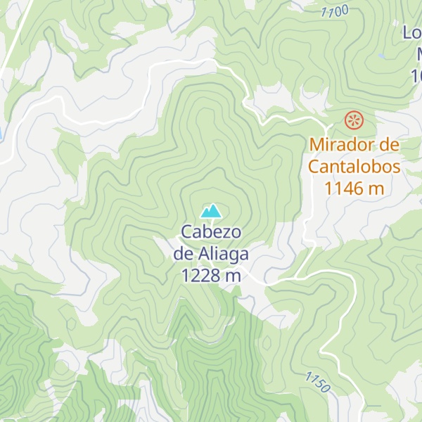 Map of Cabezo de Aliaga