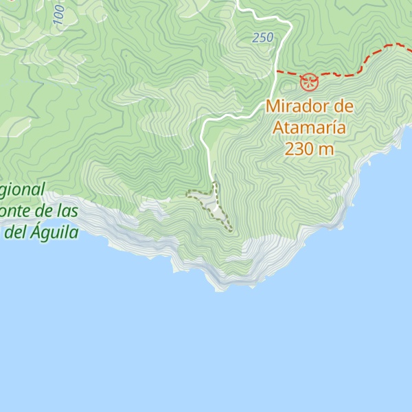 Map of Monte de las Cenizas