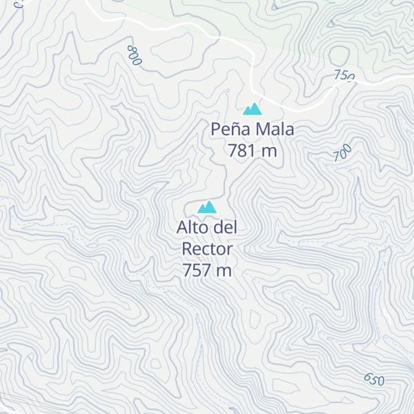 Map of Alto del Rector