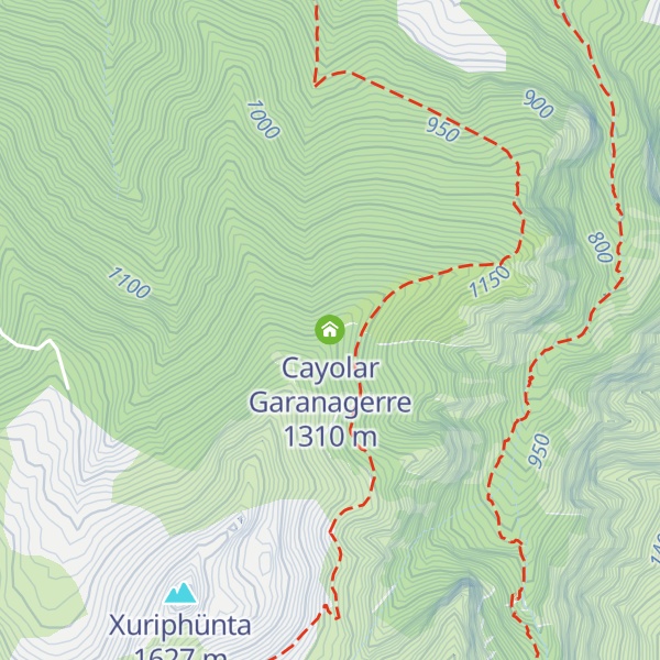 Map of Cayolar Garanagerre