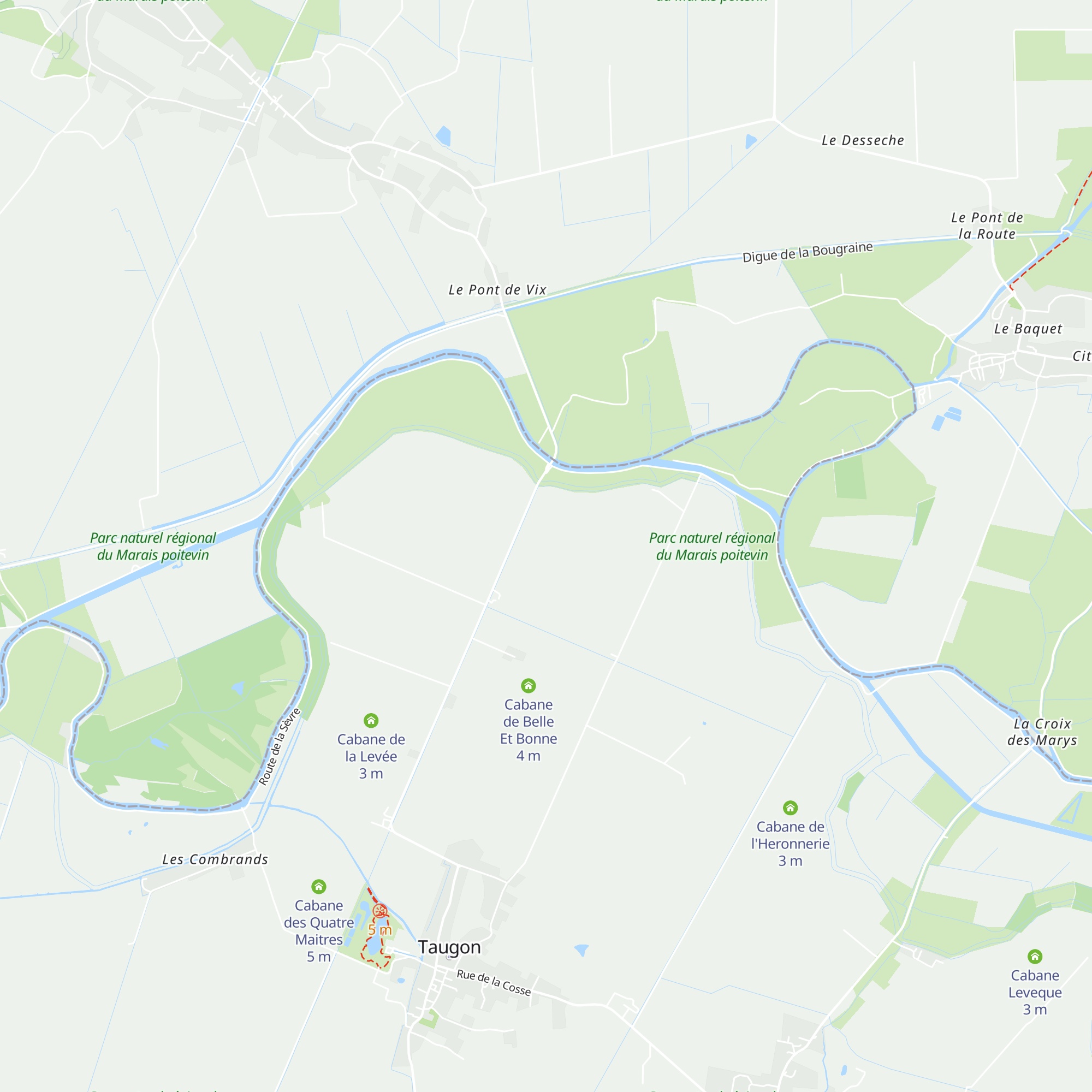 Cabane du Sablon map