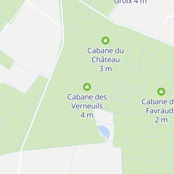 Map of Cabane des Verneuils