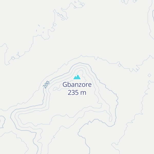 Map of Gbanzore